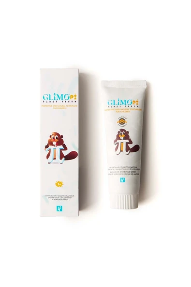 Glimo Pi First Teeth Doğal Çocuk Diş Macunu 50 ml - 2