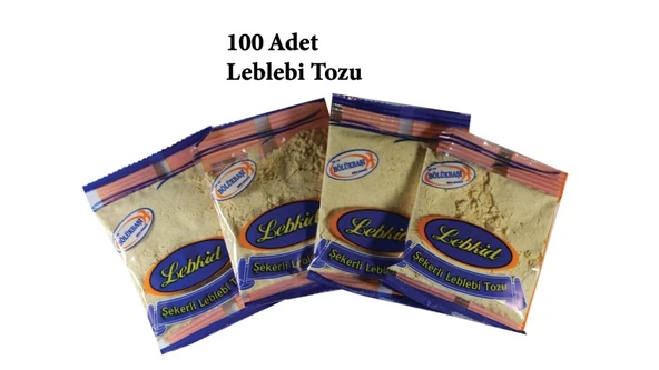 Nostaljik Leblebi Tozu 100'lü 1 Paket Şekerli Nostaljik Leblebi Tozu