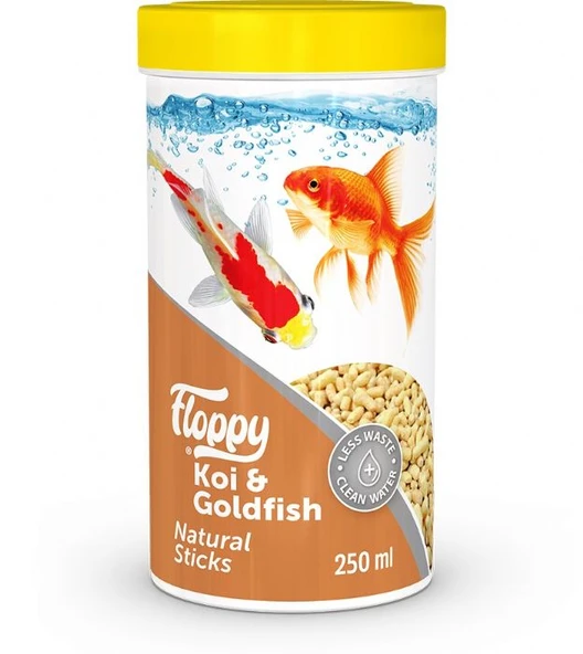 FLOPPY KOI & GOLDFISH NATURAL STICKS 250ml