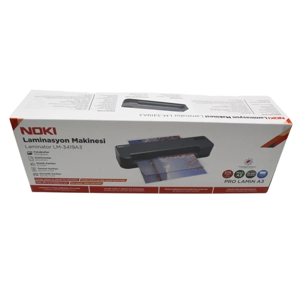 Noki Pro A3 Laminasyon Makinesi LM-3419A3 - 2