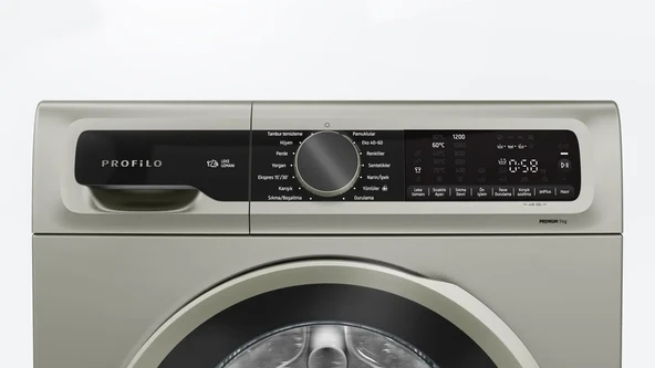 PROFİLO- CGA242XSTR- 9 Kg- 1200 Devir-C enerji -Gümüş gri - 2