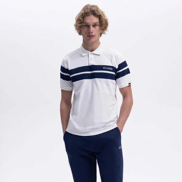 Ellesse Erkek Beyaz Polo Yaka Tişört EM396