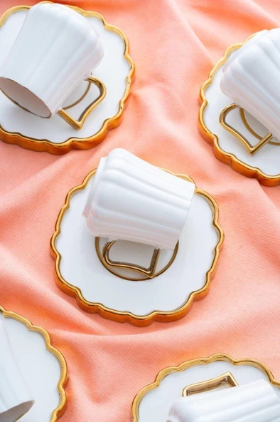 Acar Petra Gold 6lı Kahve Fincan Takımı SCT-06175 - 3