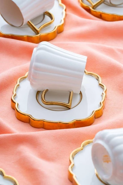 Acar Petra Gold 6lı Kahve Fincan Takımı SCT-06175 - 2