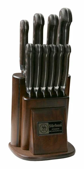 61500YM - Sürmene Yöresel Mutfak Bıçağı Seti - 10 lu Set ürün görseli 1