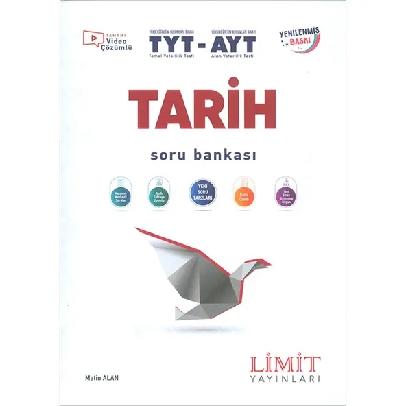 LİMİT YAYINLARI TYT-AYT TARİH SORU BANKASI