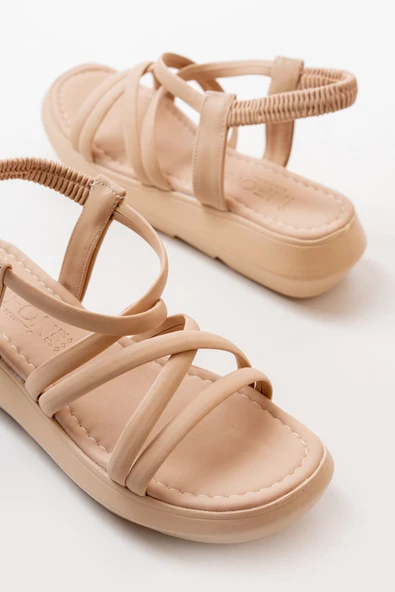 Nut Lastikli Kadın Sandalet - 2