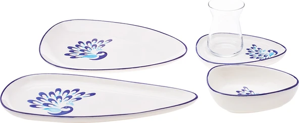 Karaca Peacock 24 Parça 6 Kişilik Kahvaltı Seti - 10