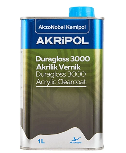 AkzoNobel Akripol 2k Akrilik Duragloss Clear 3000 Vernik Çeşitler 5LT