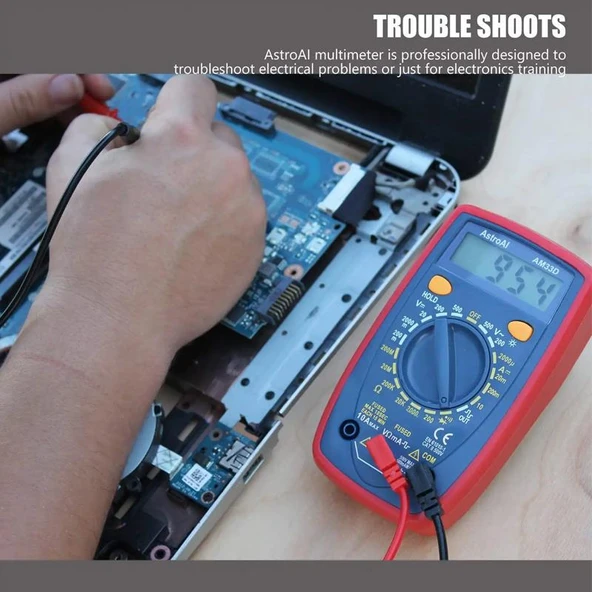 Astroai Dijital Multimetre 2000 Counts Test Cihazi AM33D - 6