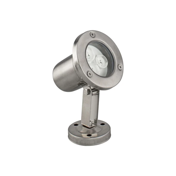 Mini Spot paslanmaz ayaklı Havuz Led Aydınlatma Ampülü lamba Sıcak Beyaz A-1210 6W 12V IP68