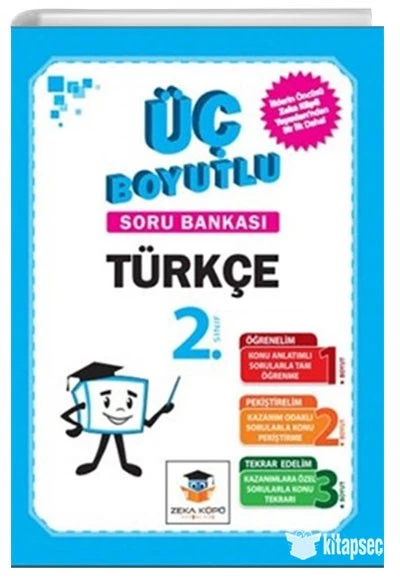 2. Sınıf Türkçe Üç Boyutlu Soru Bankası Zeka Küpü