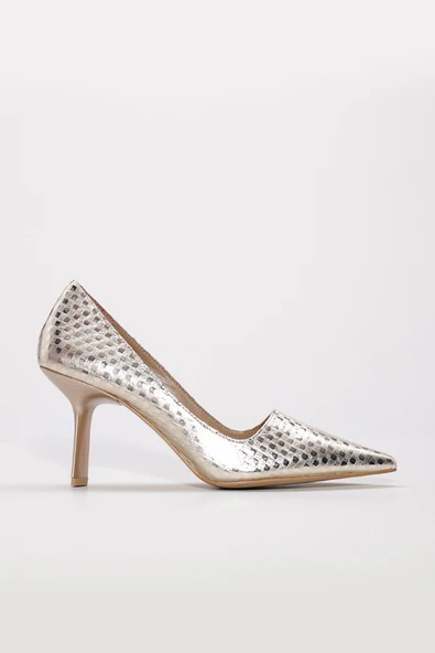 Hakiki Deri  Kadın İnce Topuk Ayakkabı 019ZA21-638 ürün görseli