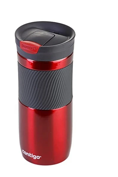 Contigo Byron Red 470 ml  Snapseal -  2095632 Termal Termos Matara- Seyahat Kupası - 2