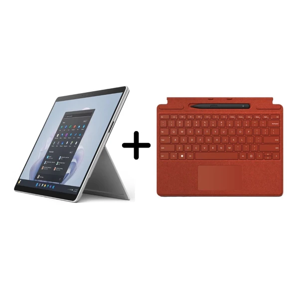 Microsoft Surface Pro 9 RW1-00001 – 5G Sım Kart Destekli- Microsoft SQ3 - 13" Touch - 16GB Ram - 256GB SSD – Win 11 Home - 1 Yıl Garanti + Klavye