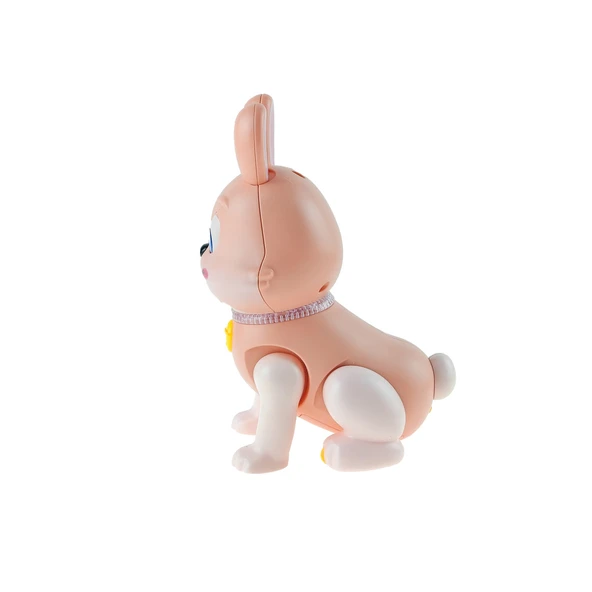 Oyuncak Tavşan Işıklı Sesli Hareketli Sevimli Tavşan 20 Cm - 3