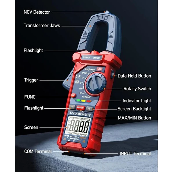 Astroai Dijital PensMetre 2000 Counts Test Cihazi CM2KOR - 7