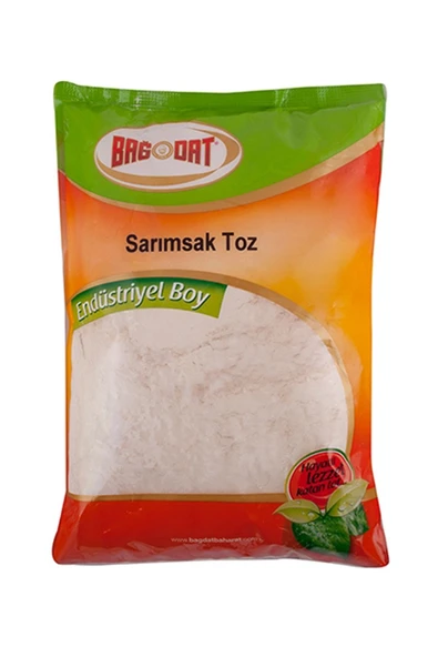 Bağdat Endüstriyel Boy Sarımsak Tozu 1 Kg. Toz Sarımsak