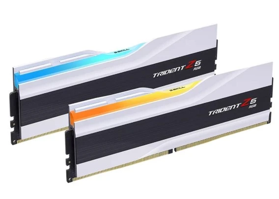 GSKILL Trident Z5 RGB Beyaz DDR5-6000Mhz CL36 32GB (2x16GB) DUAL (36-36-36-96) 1.35V