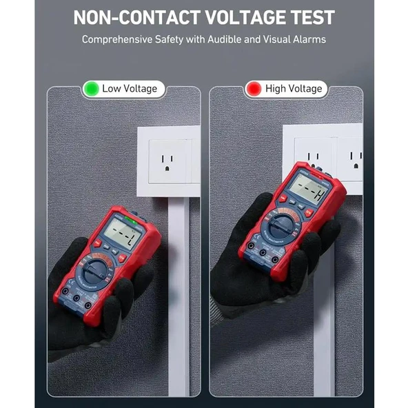 Astroai Dijital Multimetre TRMS 4000 Counts Test Cihazi M4KOR - 4