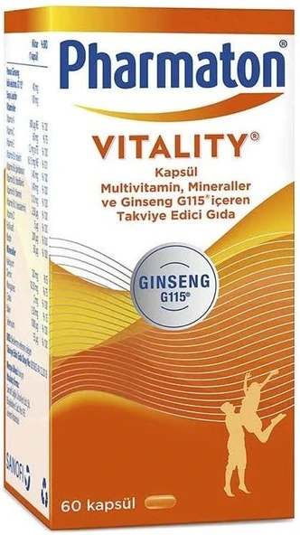 Pharmaton Vitality 60 Kapsül