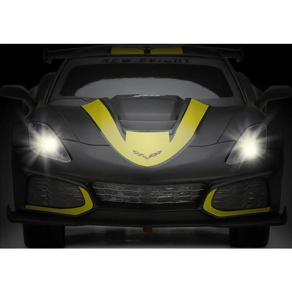 New Bright 1:16 Rc Forza Motorsport 2.4 Ghz. Işıklı Usb Şarj Corvette ZR1 Siyah - 5