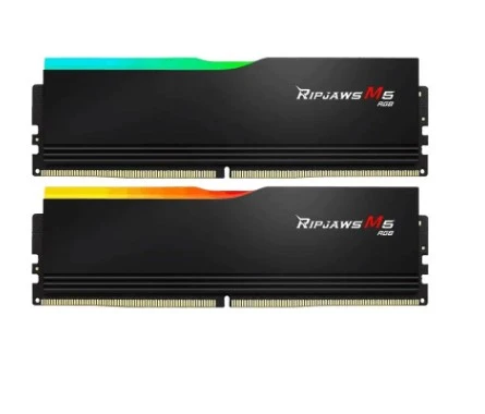 GSKILL Ripjaws M5 Siyah RGB DDR5-6000Mhz CL36 32GB (2x16GB) Dual (36-36-36-96) 1.35V - 2