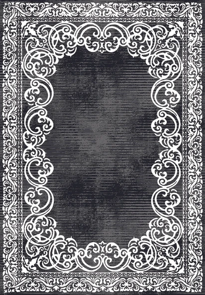 Makinede Yıkanabilir Leke Tutmaz  Kahverengi Pvc Deri Kaymaz Taban Eternity Salon Saçaksız Halı B1219  KAHVERENGİ 180 x 280