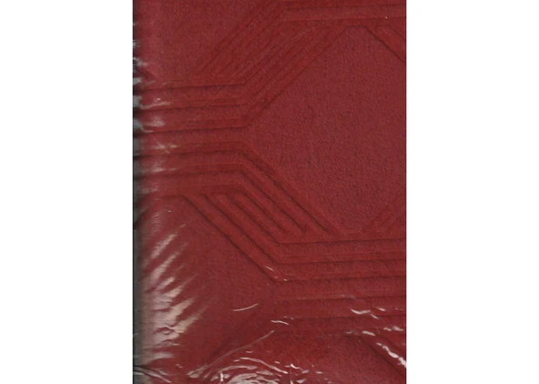 ÖZDİLEK Battaniye Trendy Art Deco Bordo Tek Kişilik(Y)