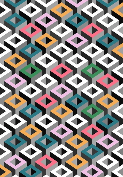 Makinede Yıkanabilir Leke Tutmaz  Multi Deko Deri Kaymaz Taban Simetrik Salon Saçaksız Halı A232  MULTİ 160 x 230 - Resim 2