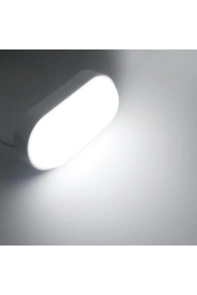 Ucuz Geldi Banyo Tavan Lambası Aydos 20W Oval Balkon Tavan Lambası 6400K Beyaz LED Işık Teras Duvar Lambası - 4