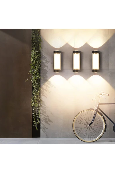 Ucuz Geldi Dekoratif 3 Yönlü Led Aydınlatma 9w 3200K Gün Işığı İç ve Dış Mekan Cata Lara Led Aplik - 7
