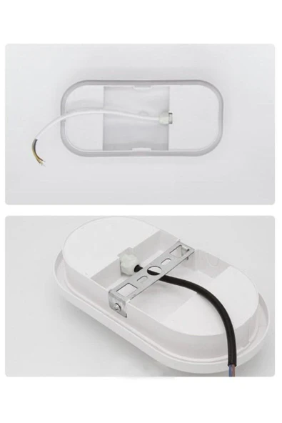 Ucuz Geldi Balkon Lambası Teras Lambası Aydos 15w Beyaz Duvar Lambası Beyaz Işık Banyo Lambası Tavan Lambası - Resim 4