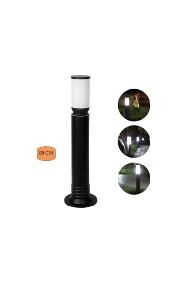 Ucuz Geldi Kule Uzun 80 Cm Set Üstü Direk Bahçe Lambası Zita Bahçe Aydınlatma Yol Lambası - 4