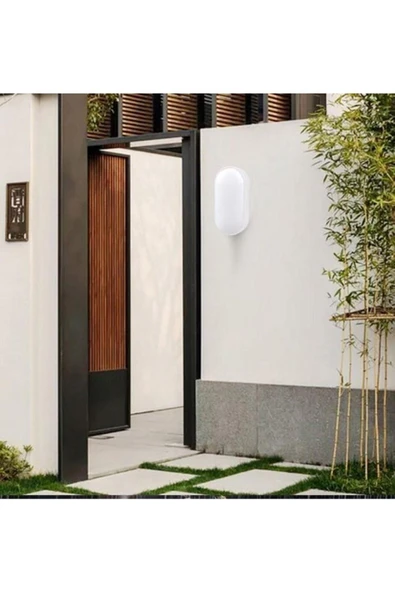 Ucuz Geldi Balkon Lambası Teras Lambası Aydos 15w Beyaz Duvar Lambası Beyaz Işık Banyo Lambası Tavan Lambası - Resim 3