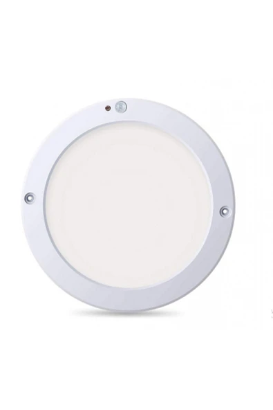 Ucuz Geldi 20w Gece Gündüz Sensörlü Sıva Üstü Tavan Armatür 6500K Beyaz Işık Cata Slim Kasa Panel Led Armatür