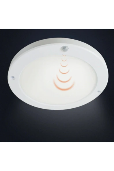 Ucuz Geldi 20w Gece Gündüz Sensörlü Sıva Üstü Tavan Armatür 6500K Beyaz Işık Cata Slim Kasa Panel Led Armatür - 5