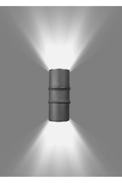 Ucuz Geldi Çiftli Çağlayan Aplik IP54 Dış Mekan Zita Beyaz Işık Bahçe Aydınlatma Duvar Apliği + 2 Led Ampul - 2