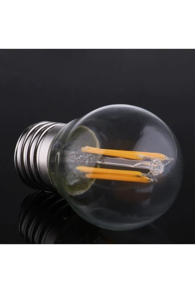 Ucuz Geldi 6 Watt Mini Top Ampul Led Filament G45 Şeffaf Cam Rustik Ampul E27 Duy 3000k Gün Işığı 10 Adet - 7