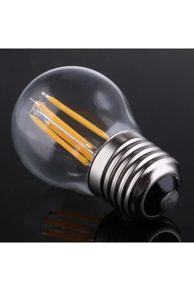 Ucuz Geldi 6 Watt Mini Top Ampul Led Filament G45 Şeffaf Cam Rustik Ampul E27 Duy 3000k Gün Işığı 10 Adet - 3