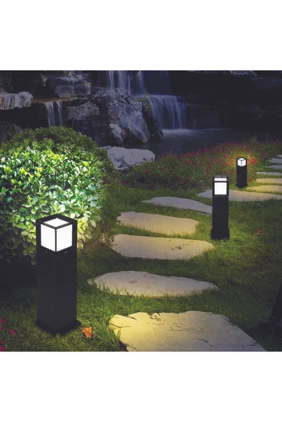 Ucuz Geldi Bahçe Aydınlatması Mini Ultra 70 Cm Direk Bahçe Yol Aydınlatma Zita Set Üstü Bahçe Lambası