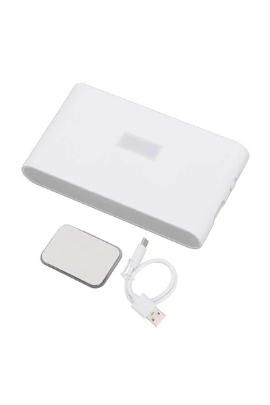 Ucuz Geldi Sensörlü Aplik Gece Lambası Şarjlı Mıknatıslı Çift Yönlü Hero Led Beril Merdiven Koridor Aydınlatma - Resim 4