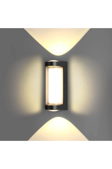 Ucuz Geldi Dekoratif 3 Yönlü Led Aydınlatma 9w 3200K Gün Işığı İç ve Dış Mekan Cata Lara Led Aplik