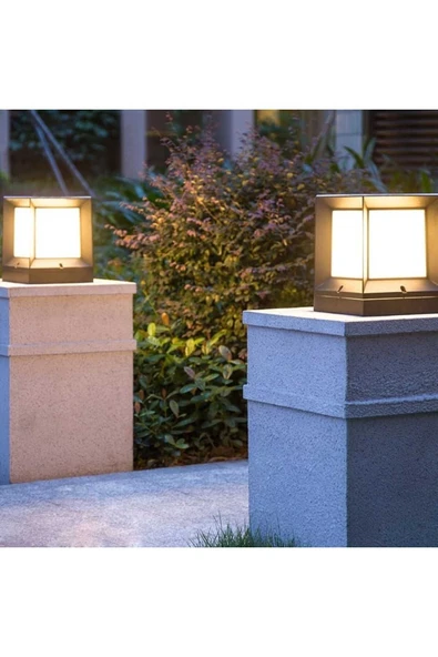 Ucuz Geldi Ultra Set Üstü Bahçe Lambası Zita Dış Mekan Bahçe Aydınlatma Armatürü IP54 E27 Duy - Resim 6