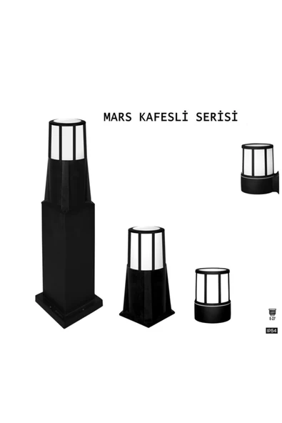 Ucuz Geldi Mars Kafesli Set Üstü Bahçe Lambası Zita Bahçe Aydınlatması 35 Cm Yer Lambası 220v Ip54 - 7