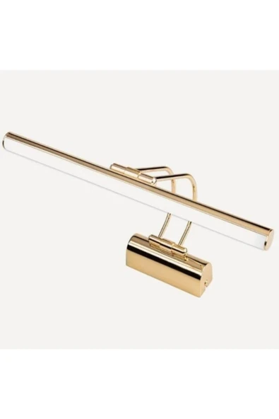 Ucuz Geldi Ayna Üstü Led Banyo Aplik Tablo Resim Çerçeve 7w Gün Işığı 35 Cm Flüt Elektrikli Gold Banyo Apliği - 2