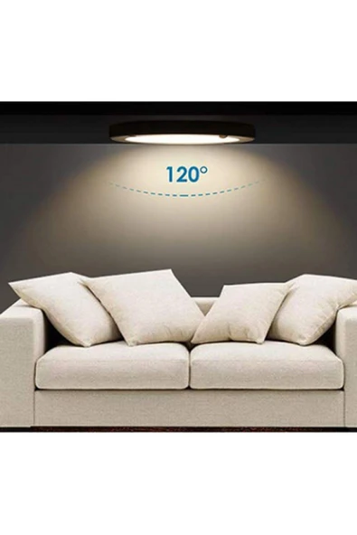 Ucuz Geldi 20w Gece Gündüz Sensörlü Sıva Üstü Tavan Armatür 6500K Beyaz Işık Cata Slim Kasa Panel Led Armatür - 6