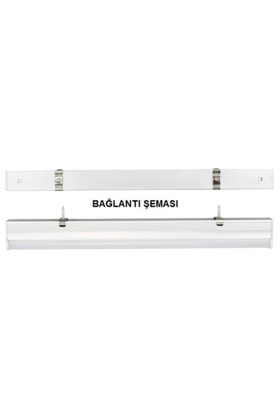 Ucuz Geldi Mutfak Tezgah Altı Aydınlatma Led Bant Armatür 5w 31,5 Cm Beyaz Işık 220v Mutfak Led Tezgah Işığı - 7
