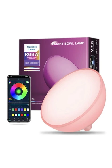 Ucuz Geldi Bowl Led Ambiyans Işığı Dimmerli Bluetooth Onvec Smart Küre Lamba Taşınabilir Ortam Aydınlatma ürün görseli 1