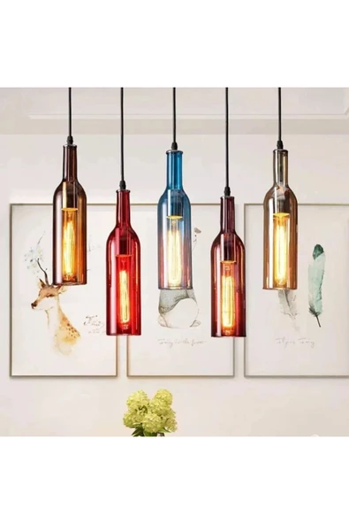 Ucuz Geldi 4w Wintage Rustik Led Ampul 2500k E27 Duy Lambam Amber Çubuk Cam Sarı Işık Retro Filament Tüp Ampul - 4